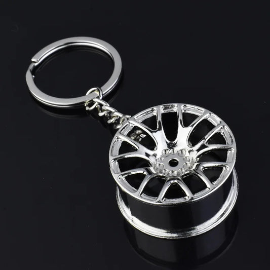 Alloy wheel keyring