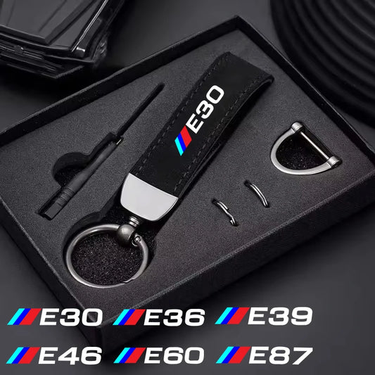 Luxury Alcantara BMW Keyring